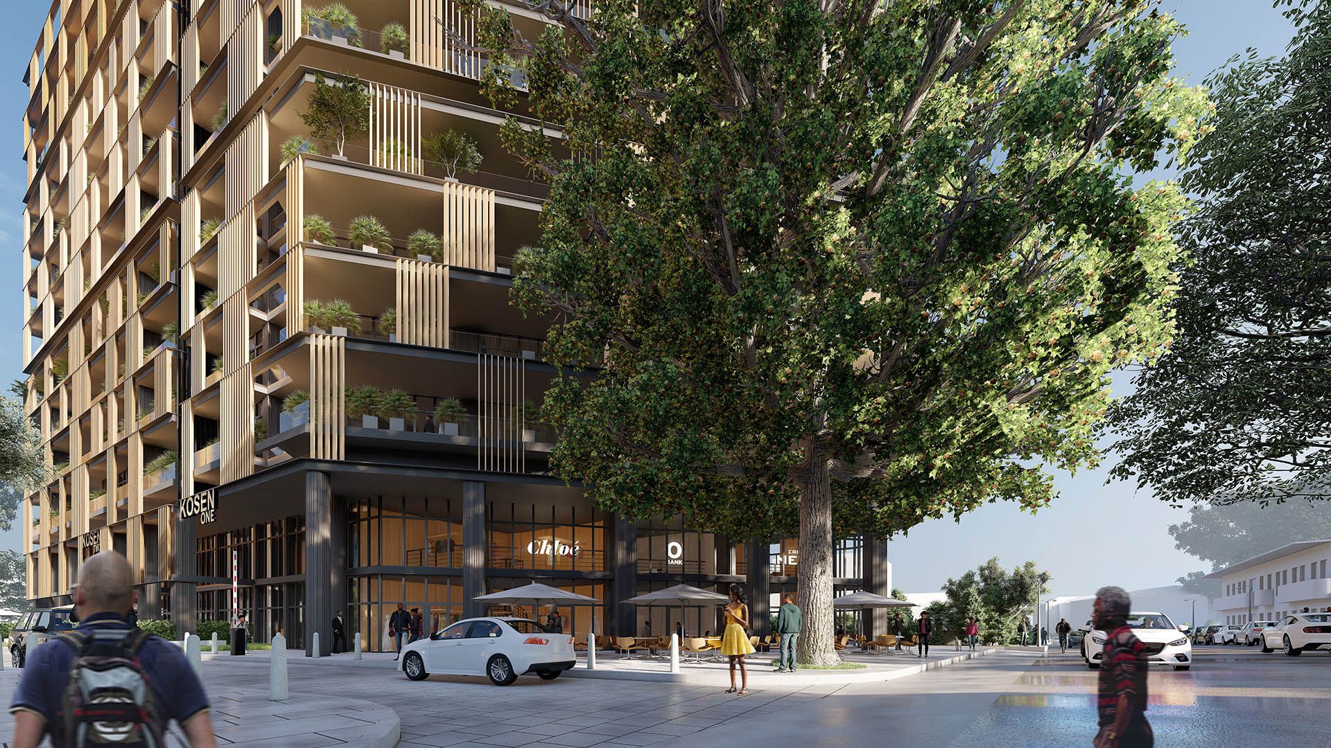 La résidence KOSEN, micro-quartier immobilier résidentiel de haut standing.